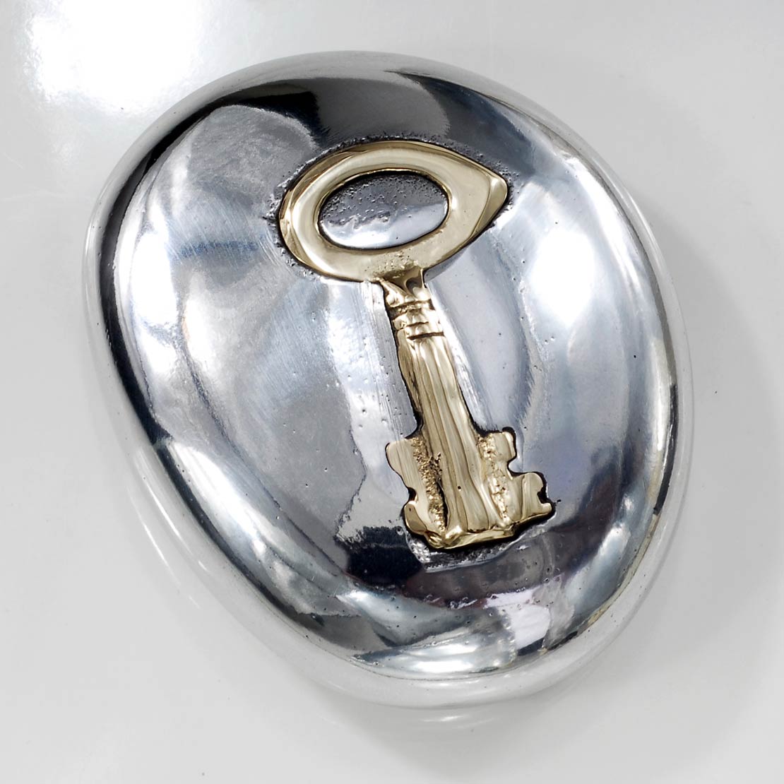 Handmade metal paperweight / press papier