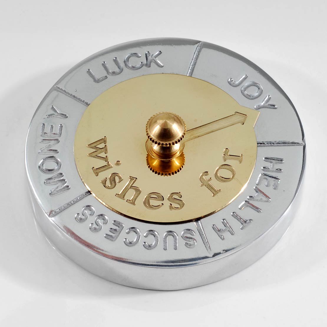 Handmade metal table Wish roulette