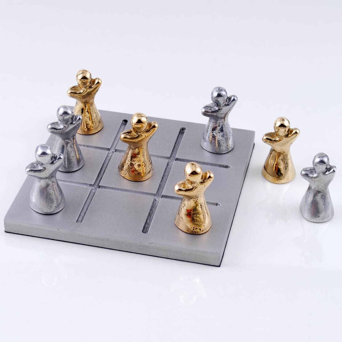 Handmade metal Tic Tac Toe / Kids