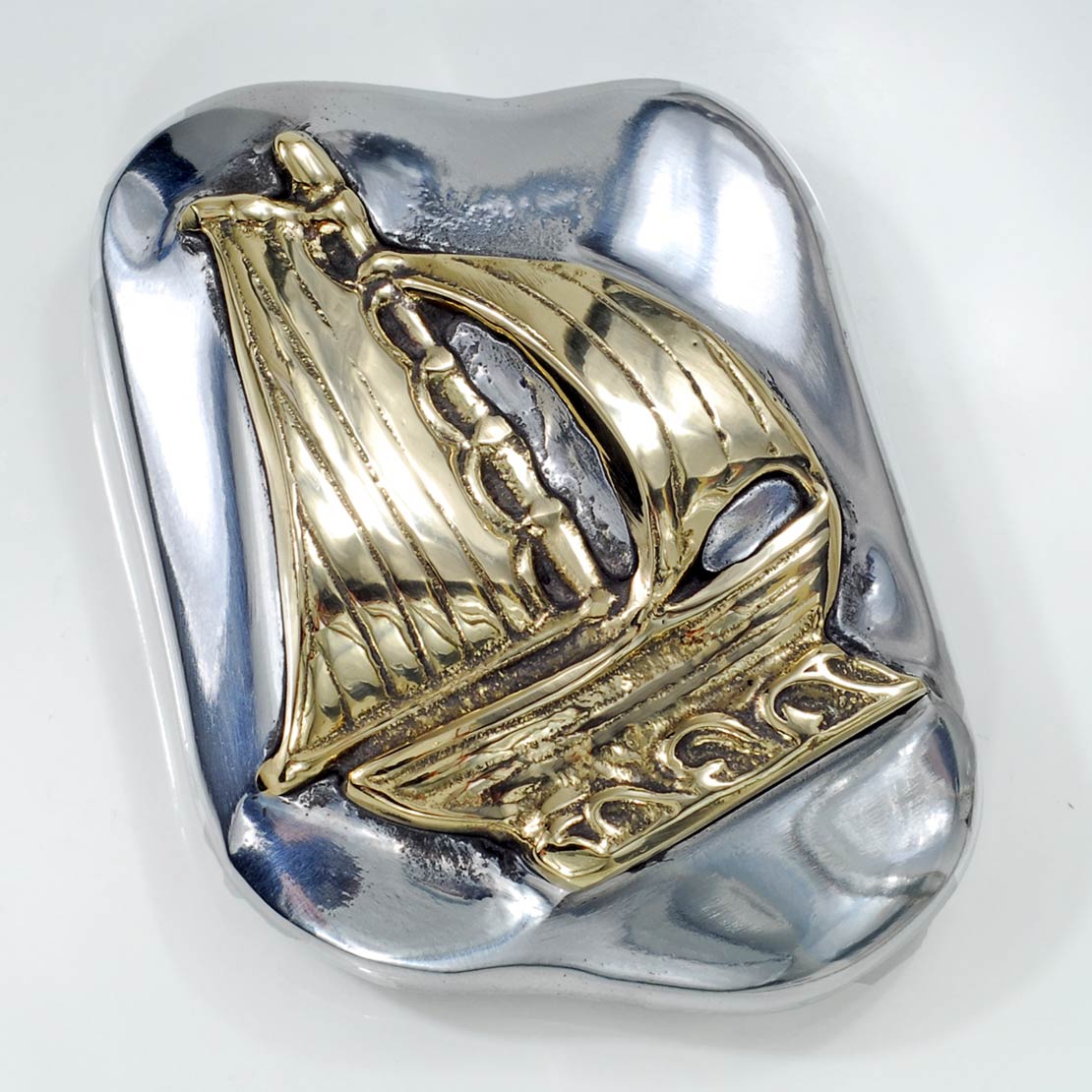 Handmade metal paperweight / press papier