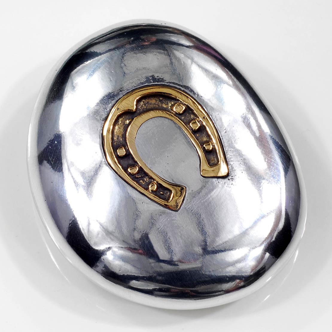 Handmade metal paperweight / press papier