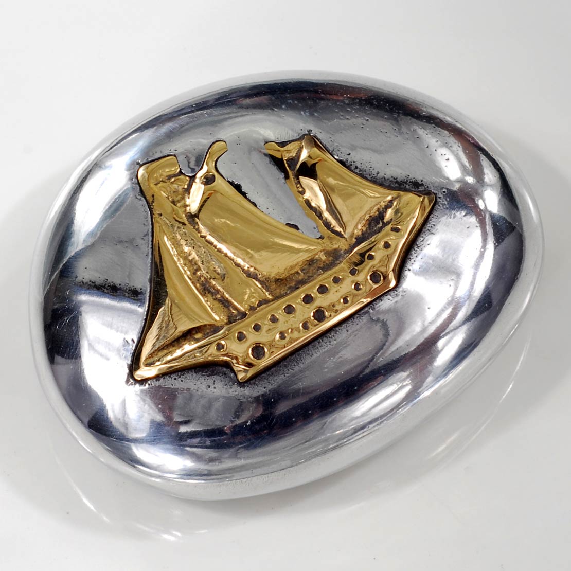 Handmade metal paperweight / press papier
