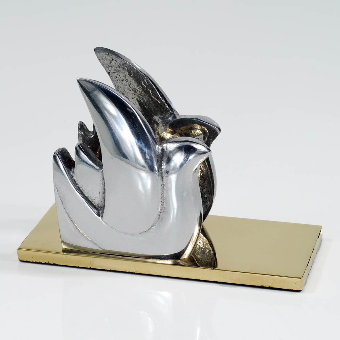 Handmade metal card holder