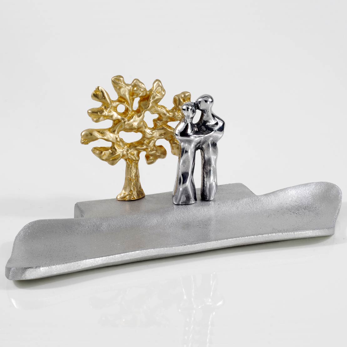 Handmade metal pencil / card holder