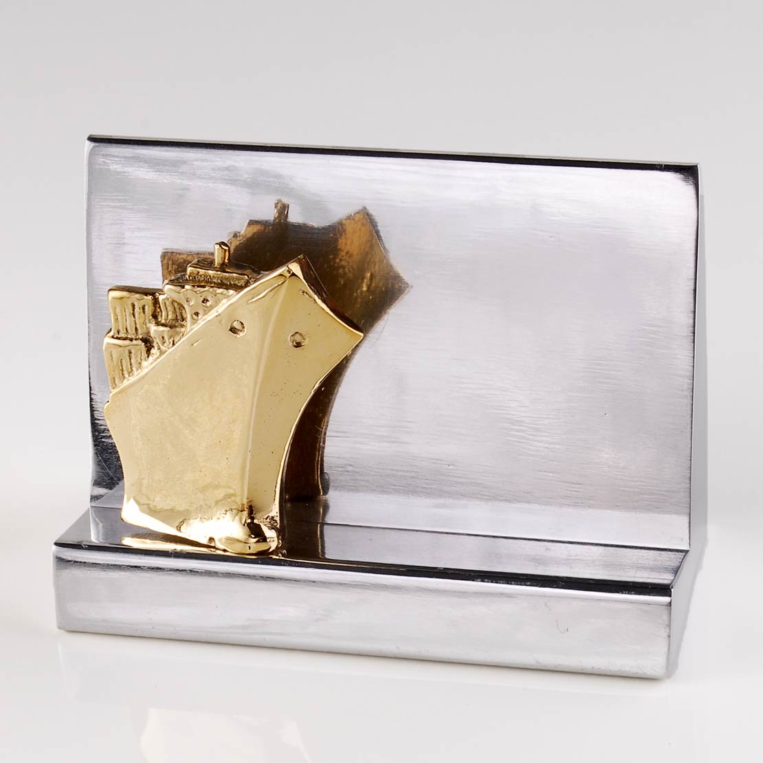 Handmade metal card holder