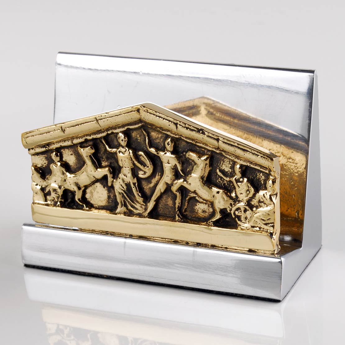 Handmade metal card holder
