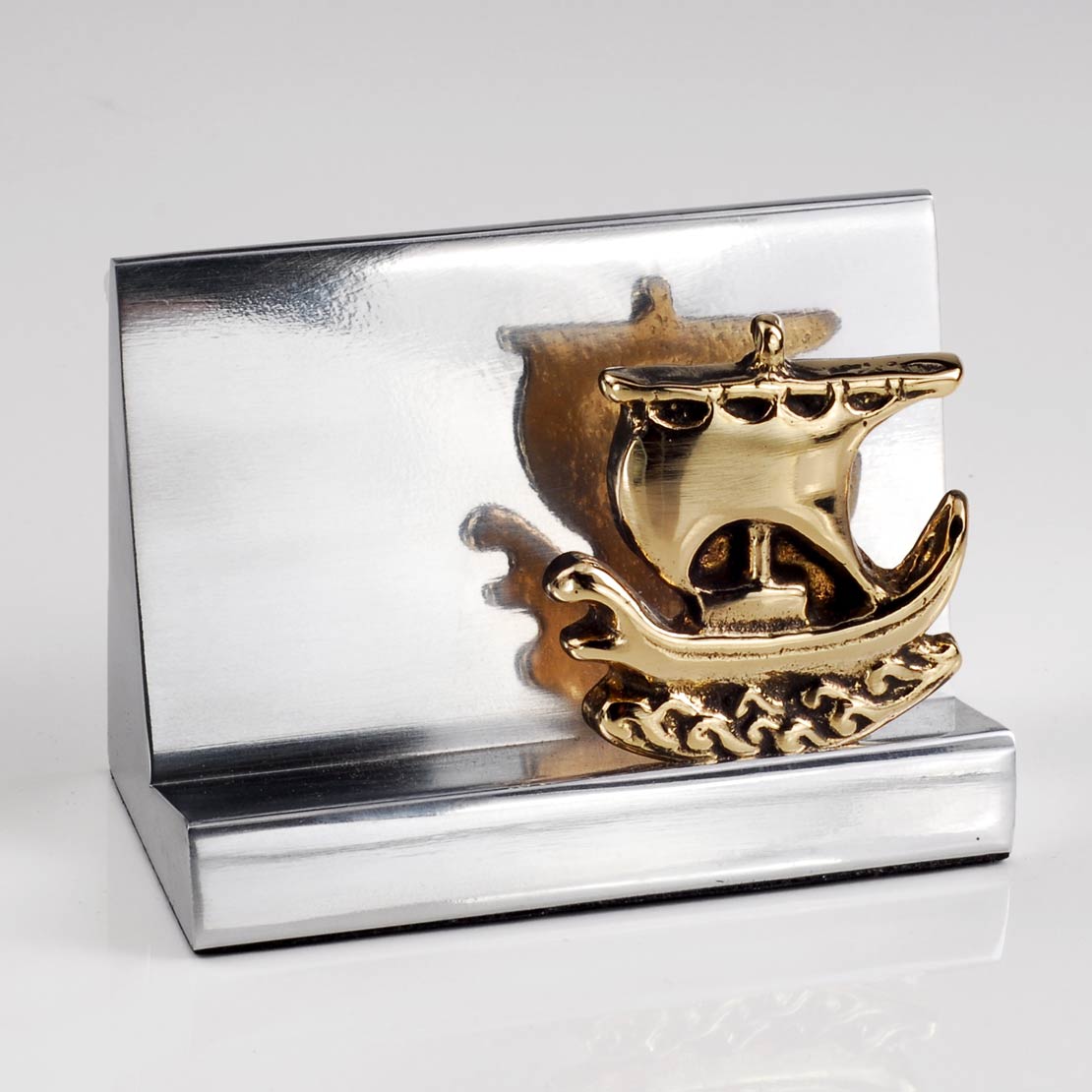 Handmade metal card holder