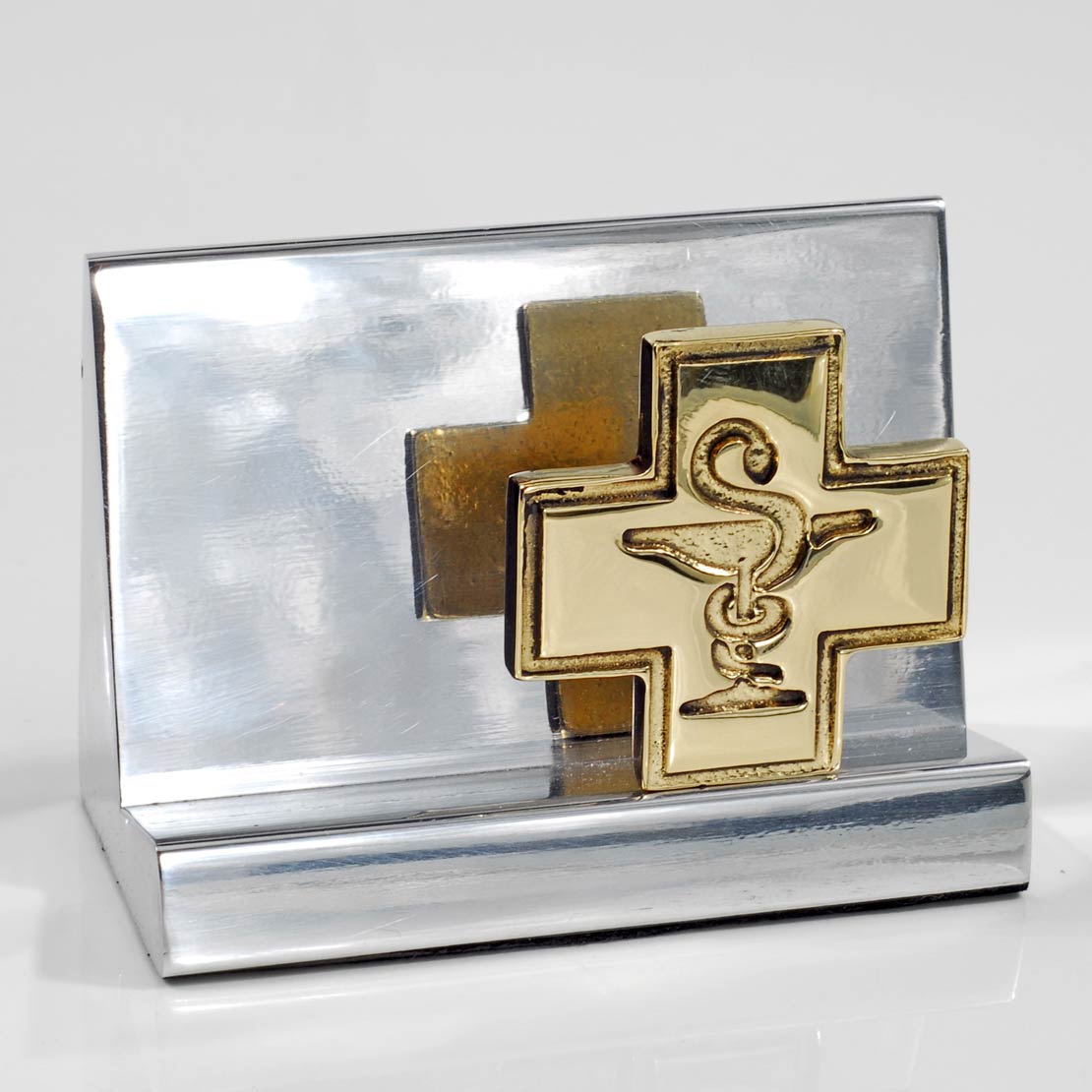 Handmade metal card holder