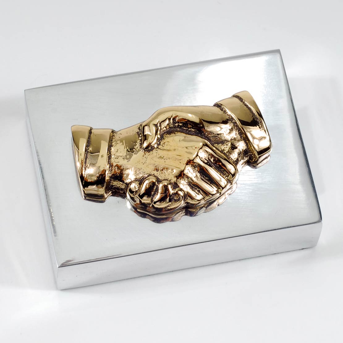 Handmade metal paperweight / press papier
