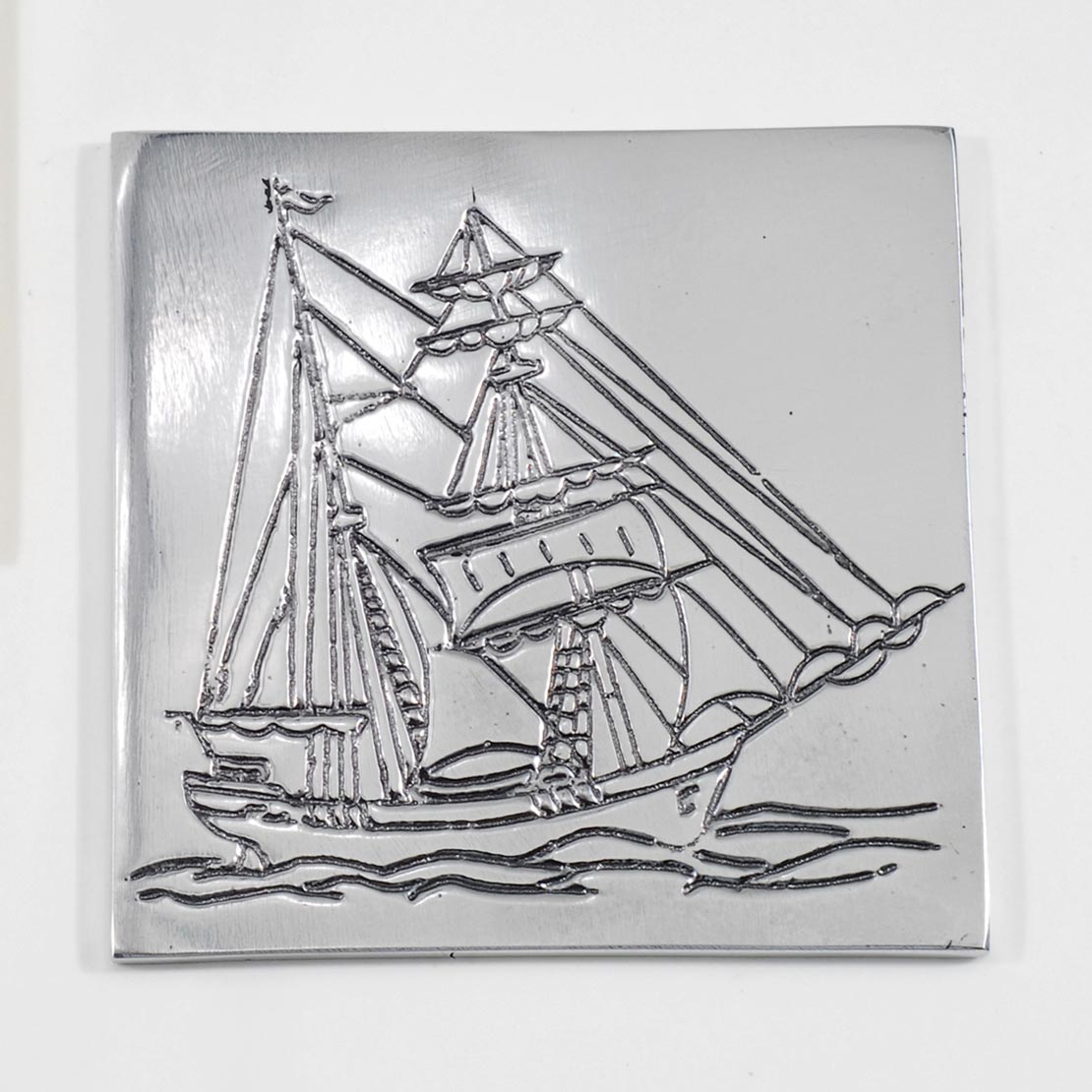 Handmade metal plate