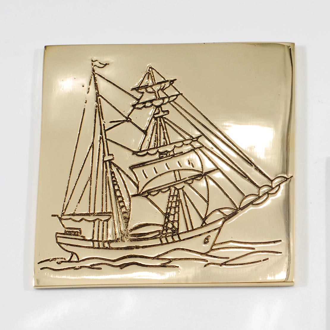 Handmade metal plate
