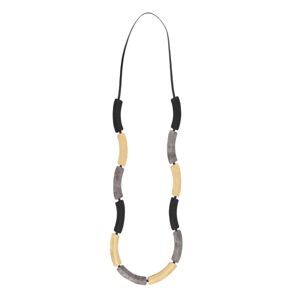 Handmade leather necklace