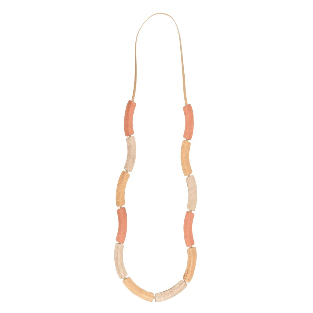 Handmade leather necklace