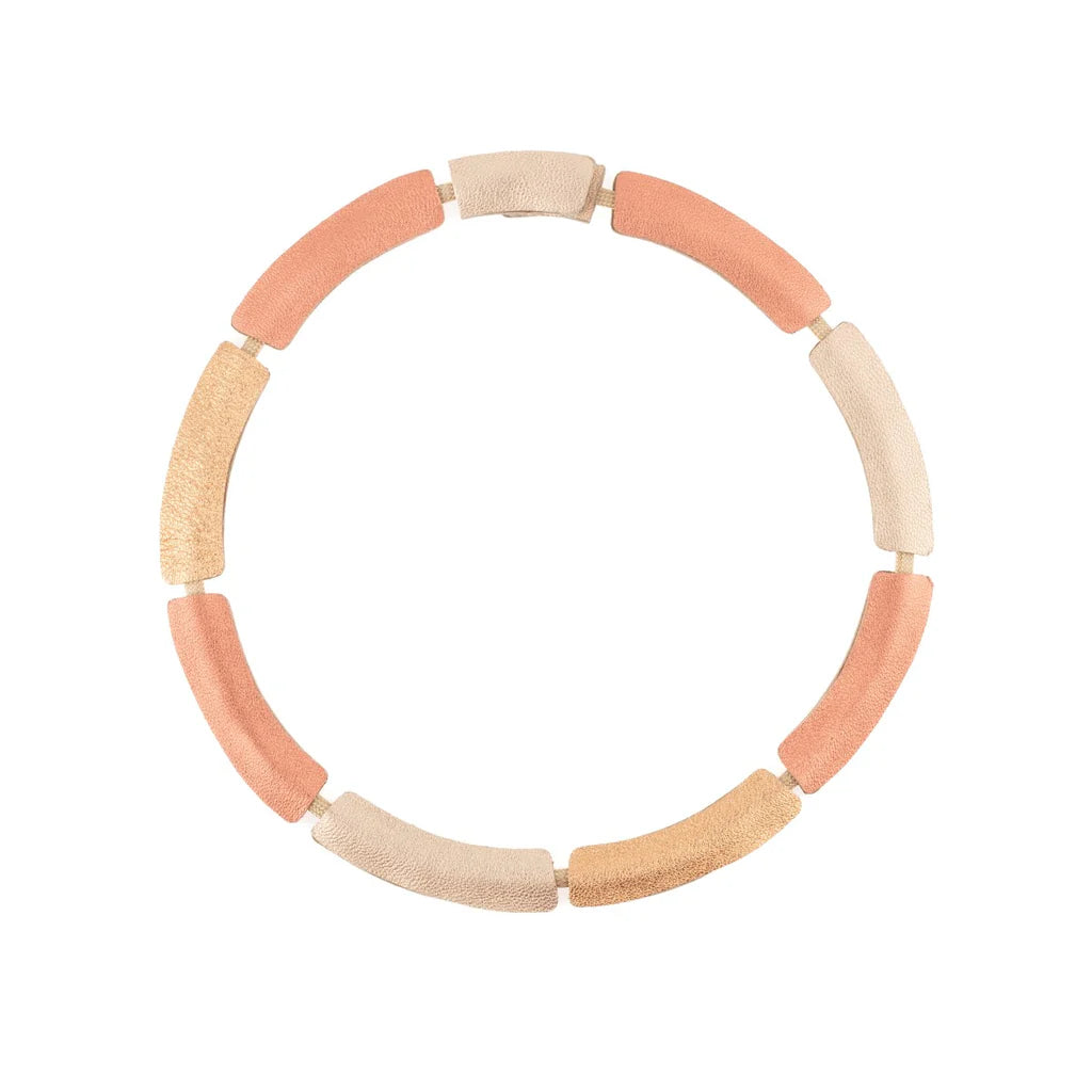 Handmade leather necklace
