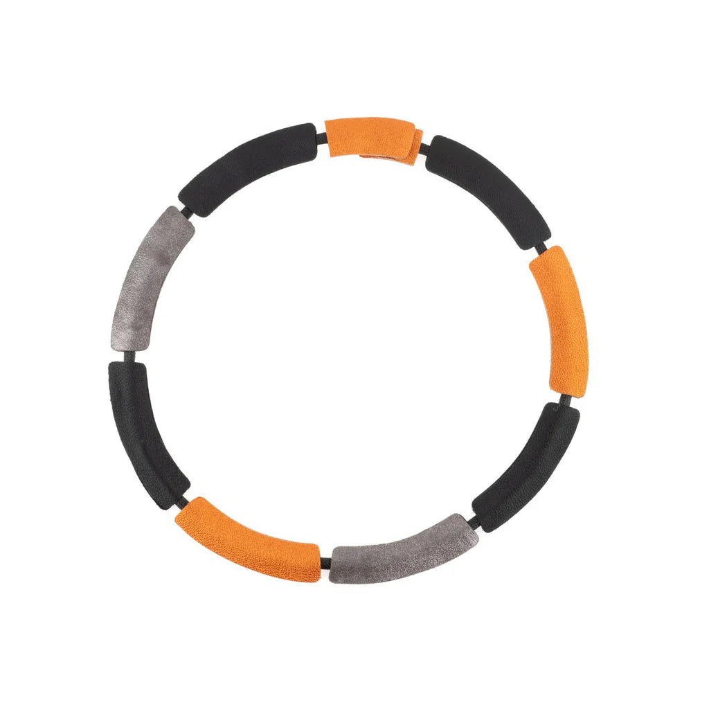 Handmade leather necklace