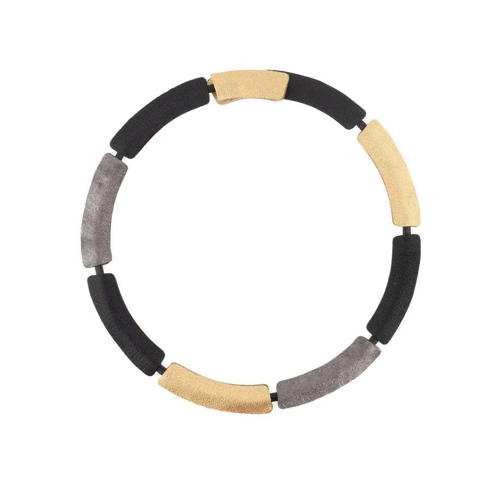 Handmade leather necklace