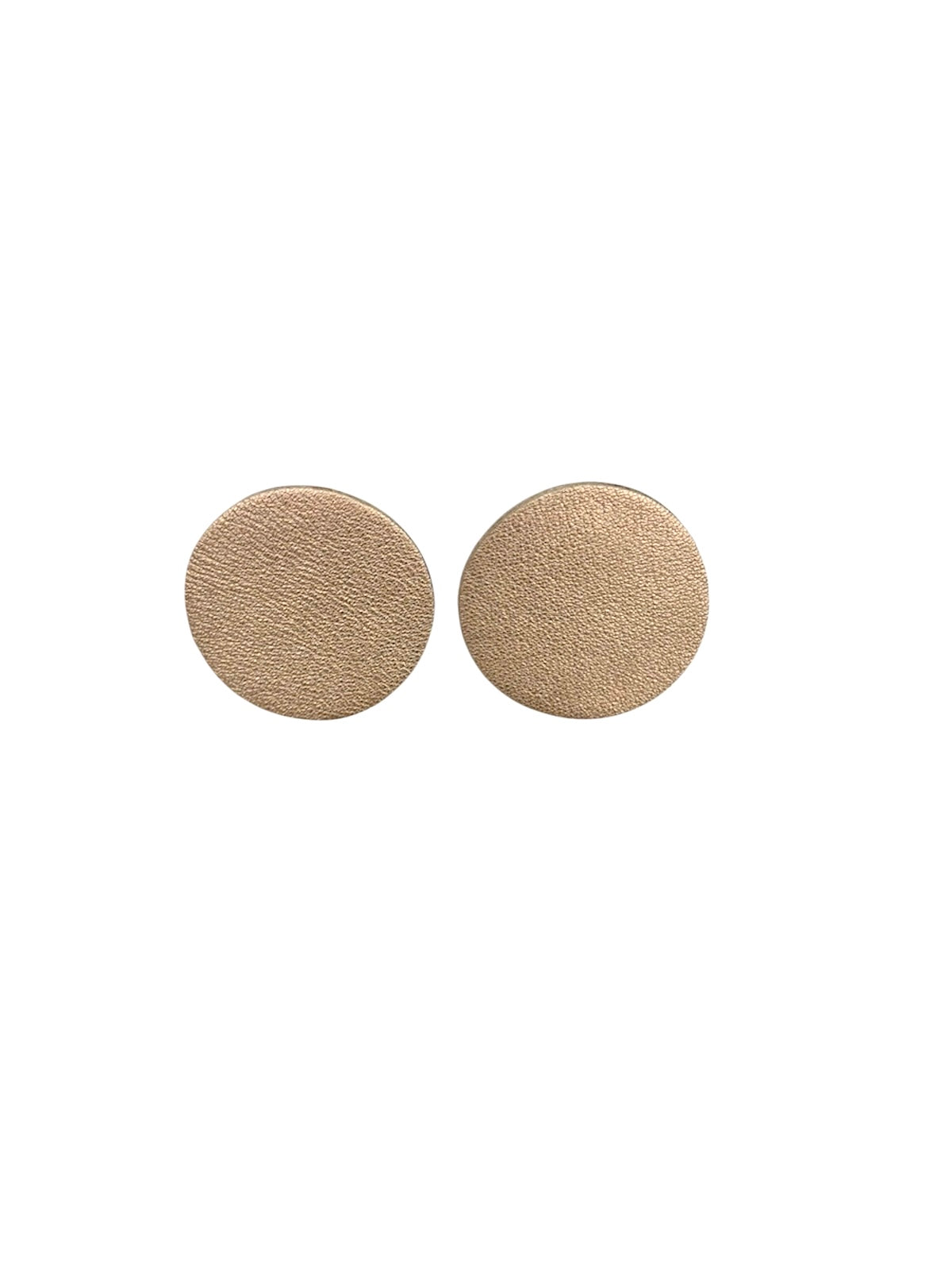 Handmade leather Earrings with silver hooks