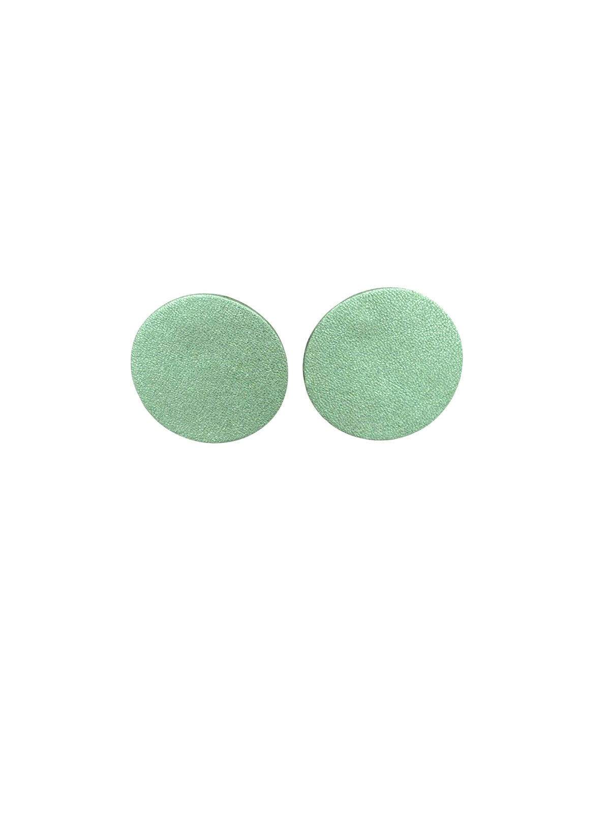 Handmade leather Earrings with silver hooks
