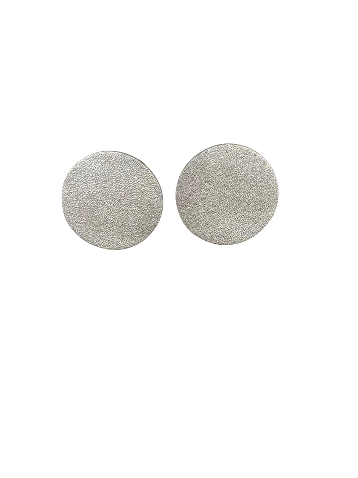 Handmade leather Earrings with silver hooks