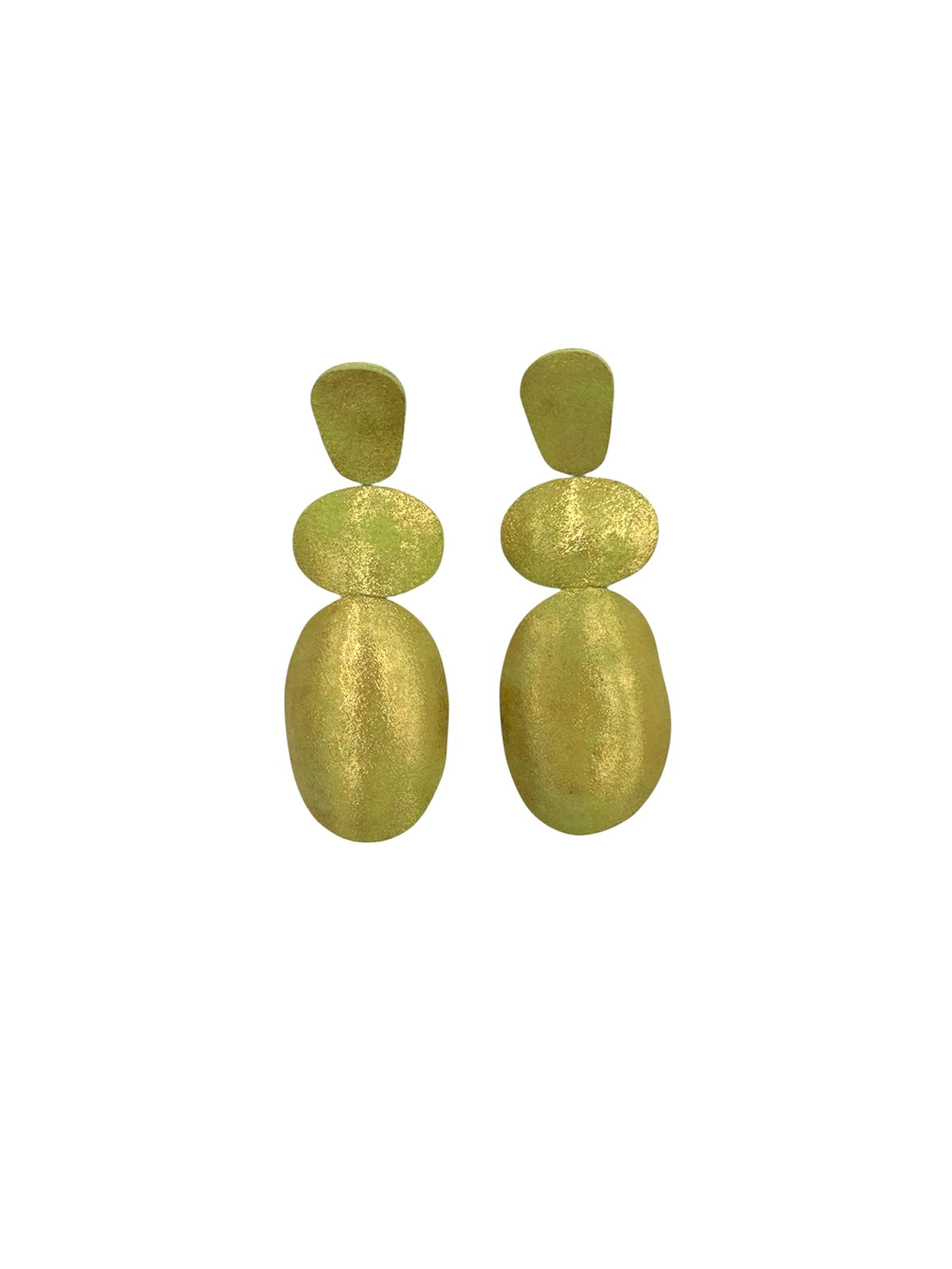 Handmade leather Earrings with silver hooks