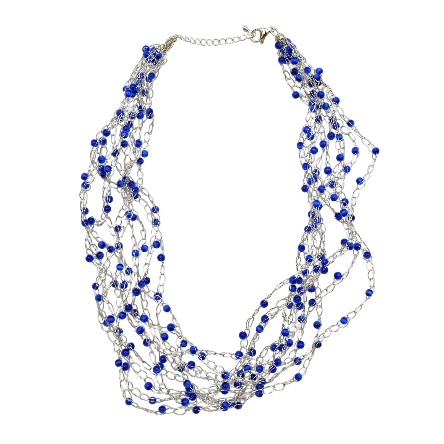 Handmade Necklace in Wire Crochet
