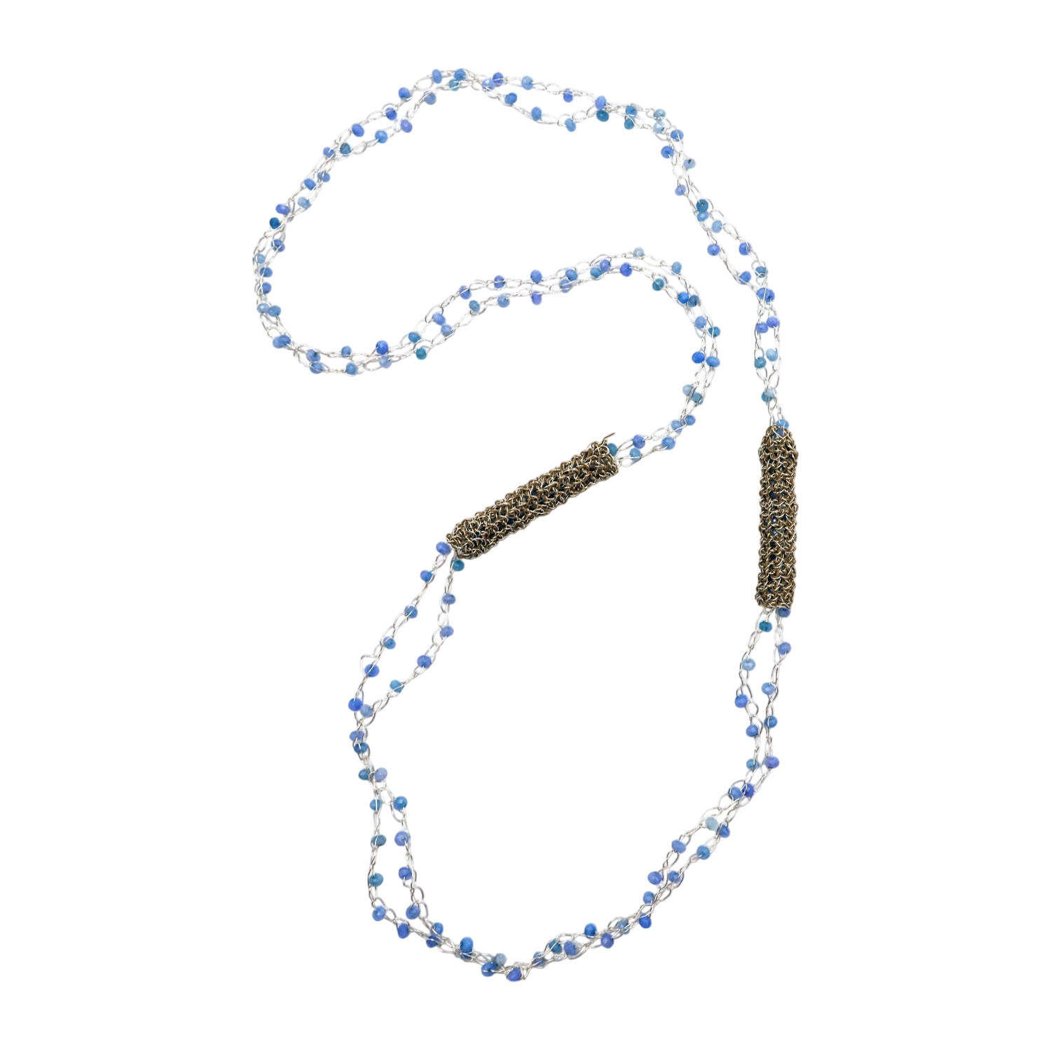 Handmade Necklace in Wire Crochet