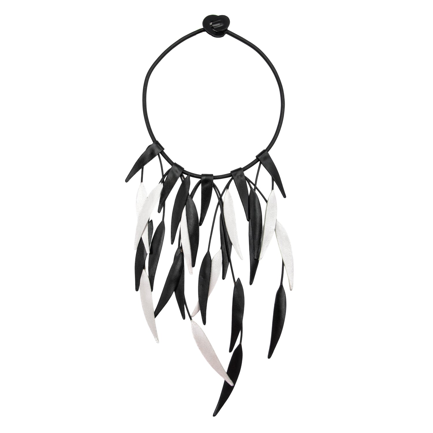 Handmade leather necklace