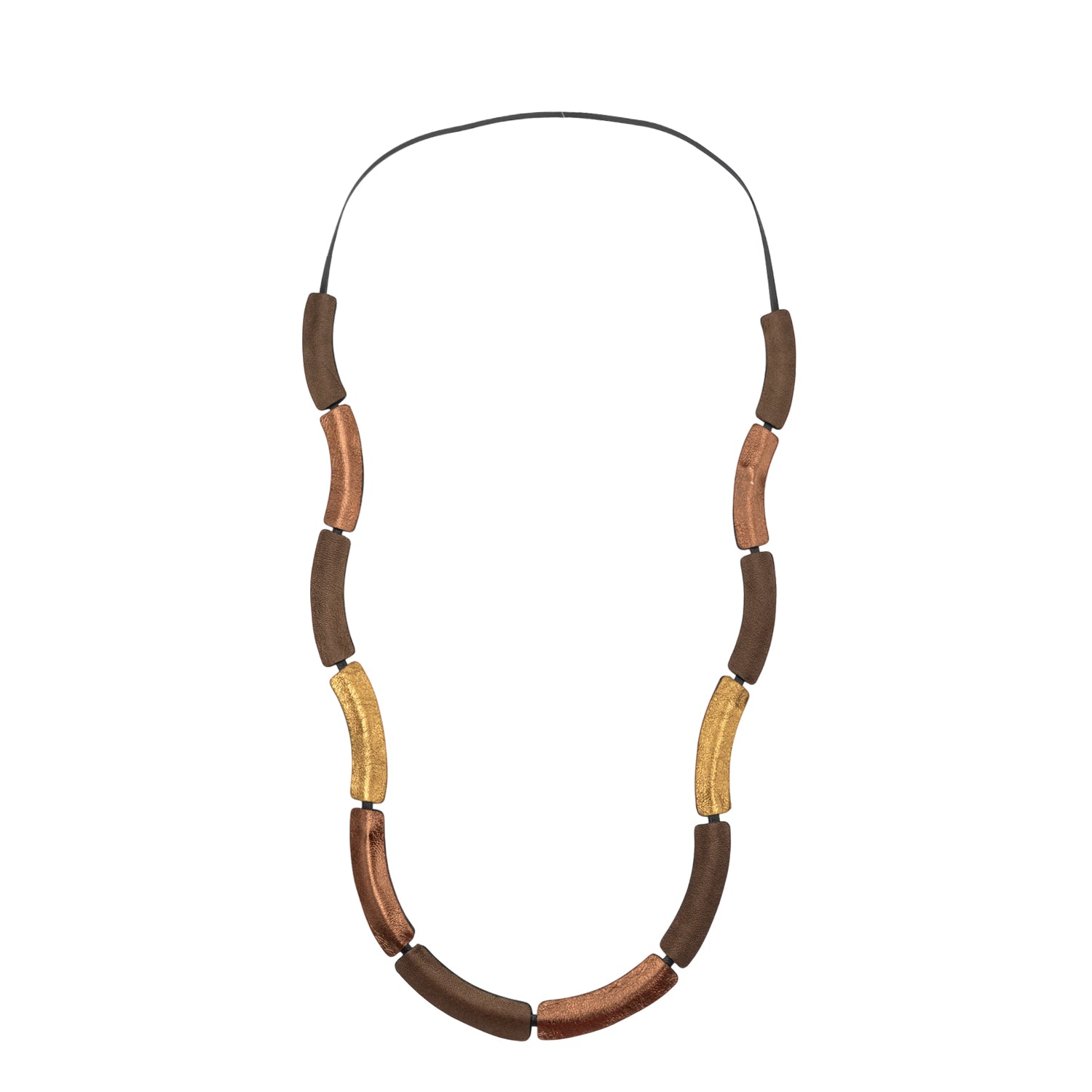 Handmade leather necklace