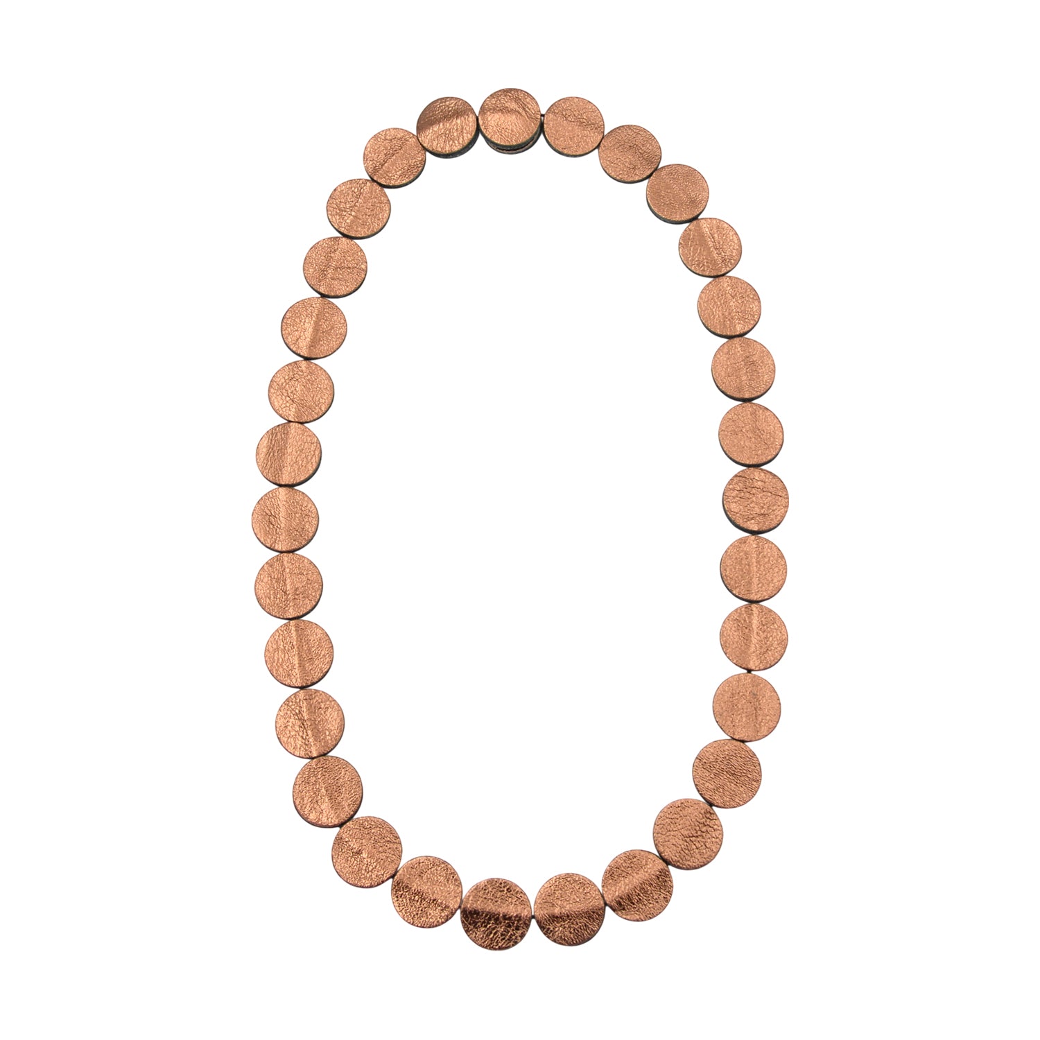 Handmade leather necklace