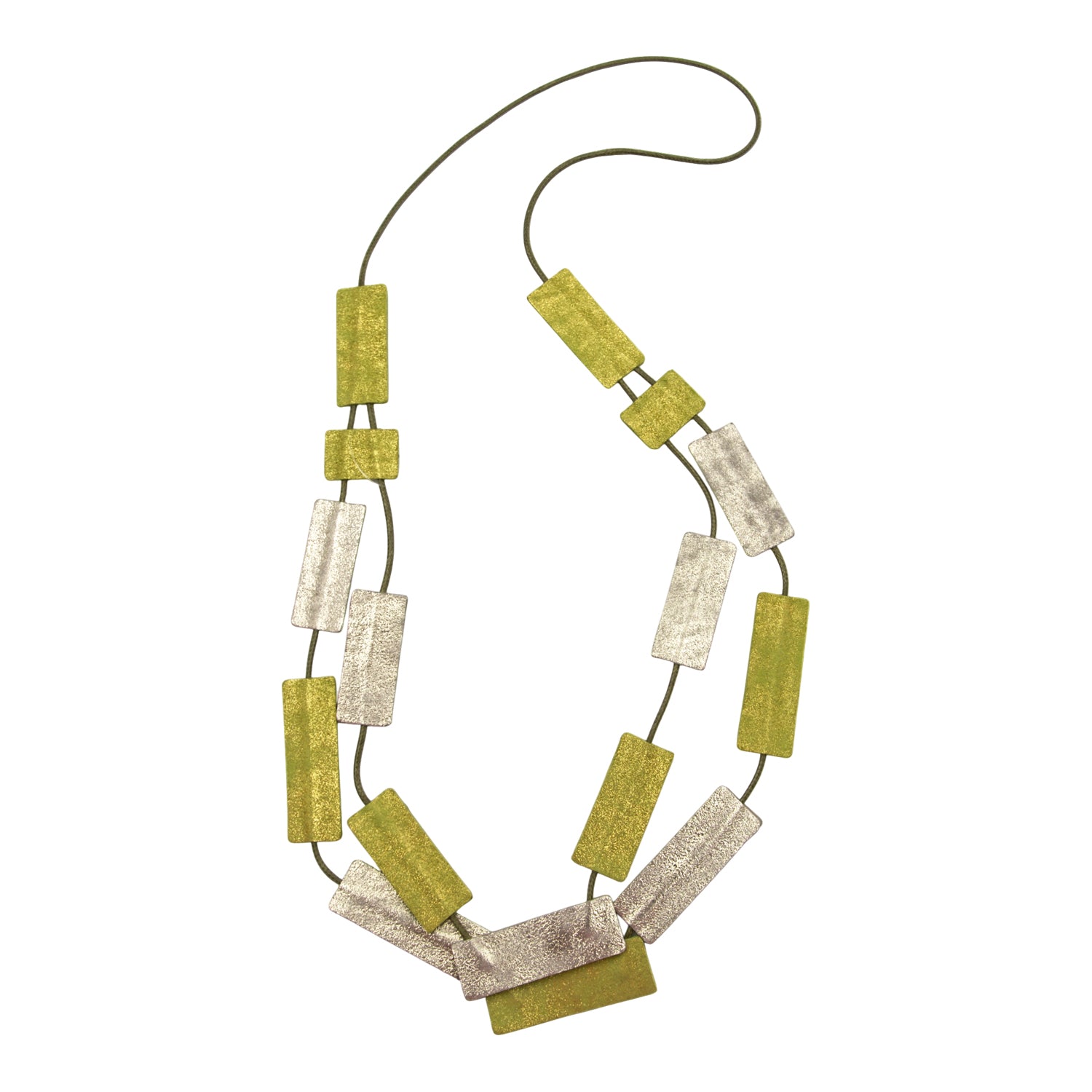 Handmade leather necklace