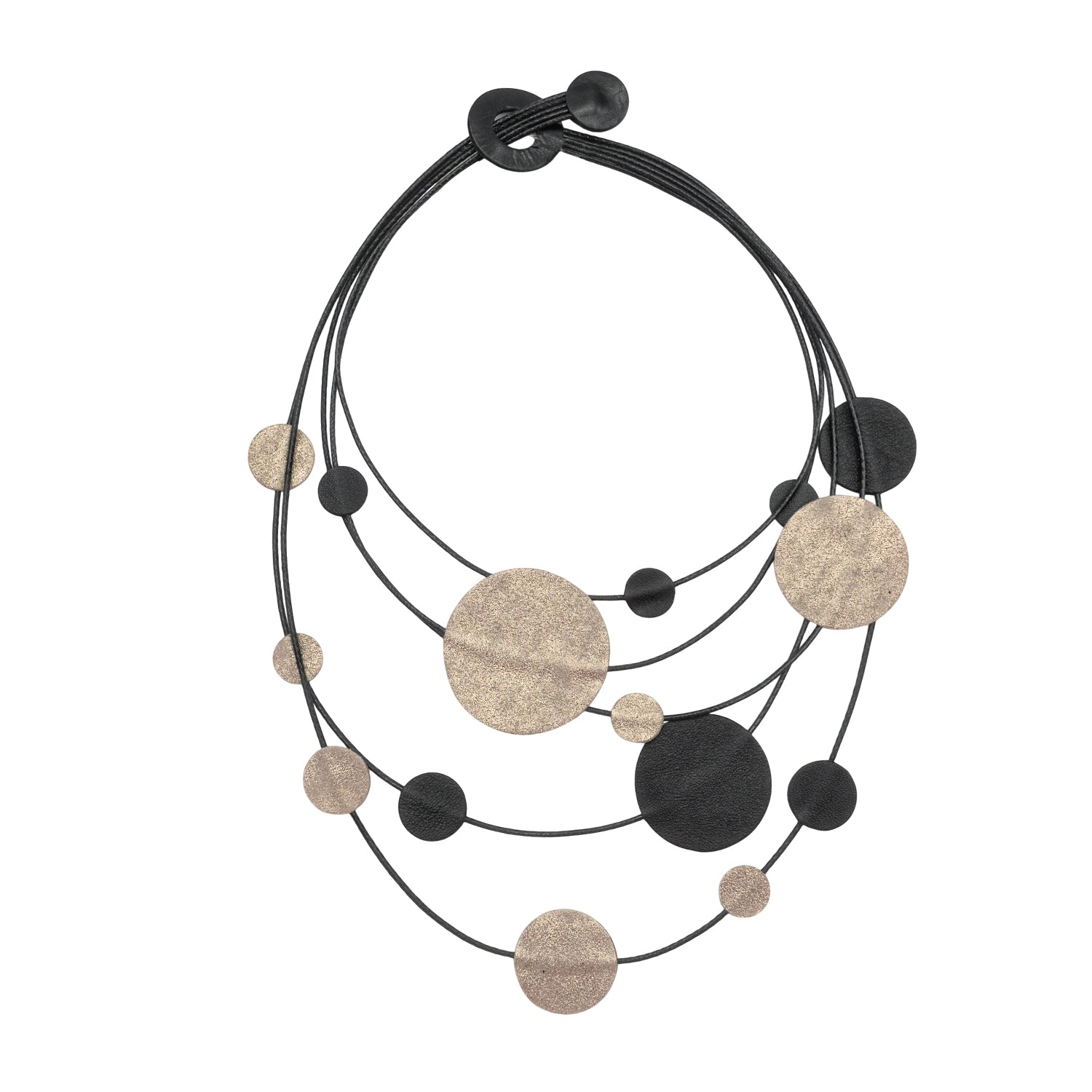 Handmade leather necklace