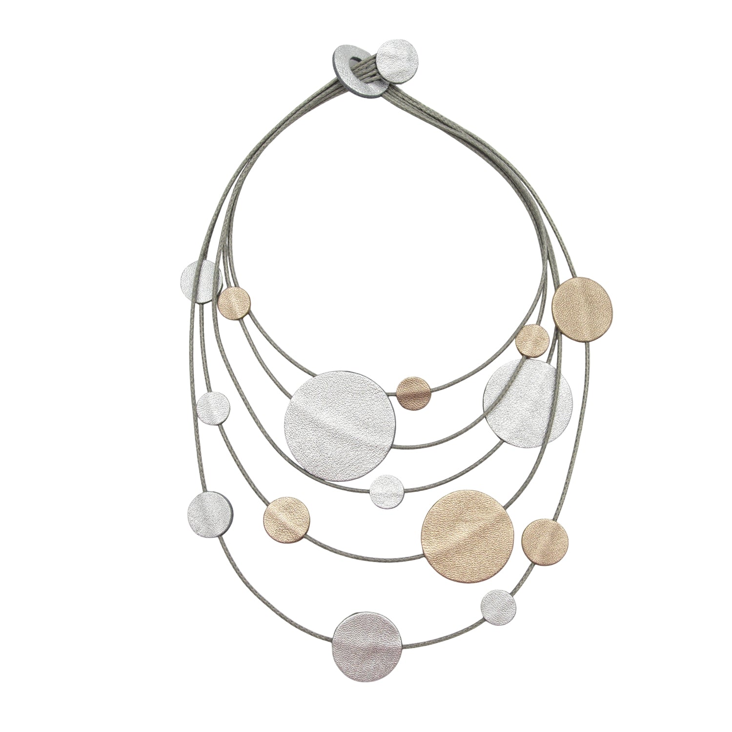 Handmade leather necklace
