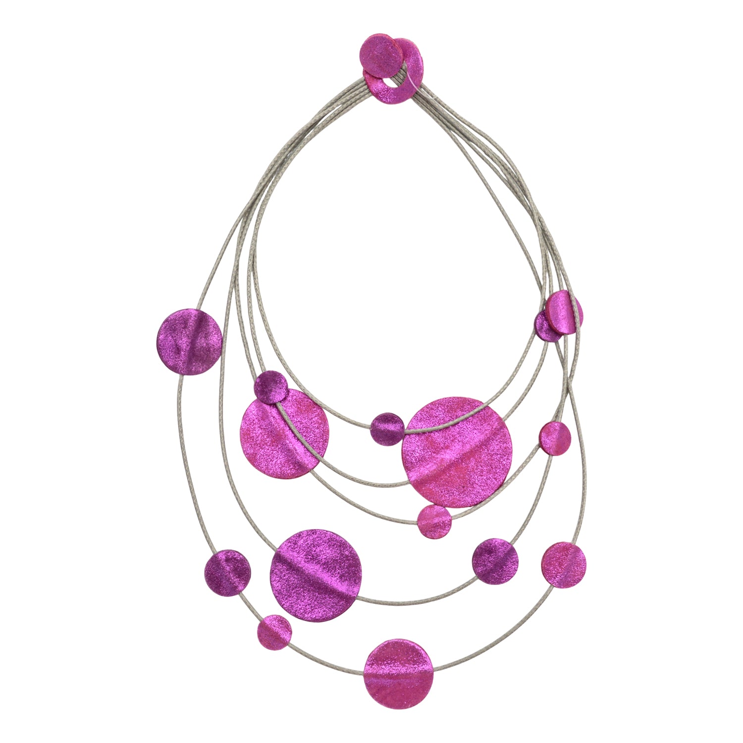 Handmade leather necklace