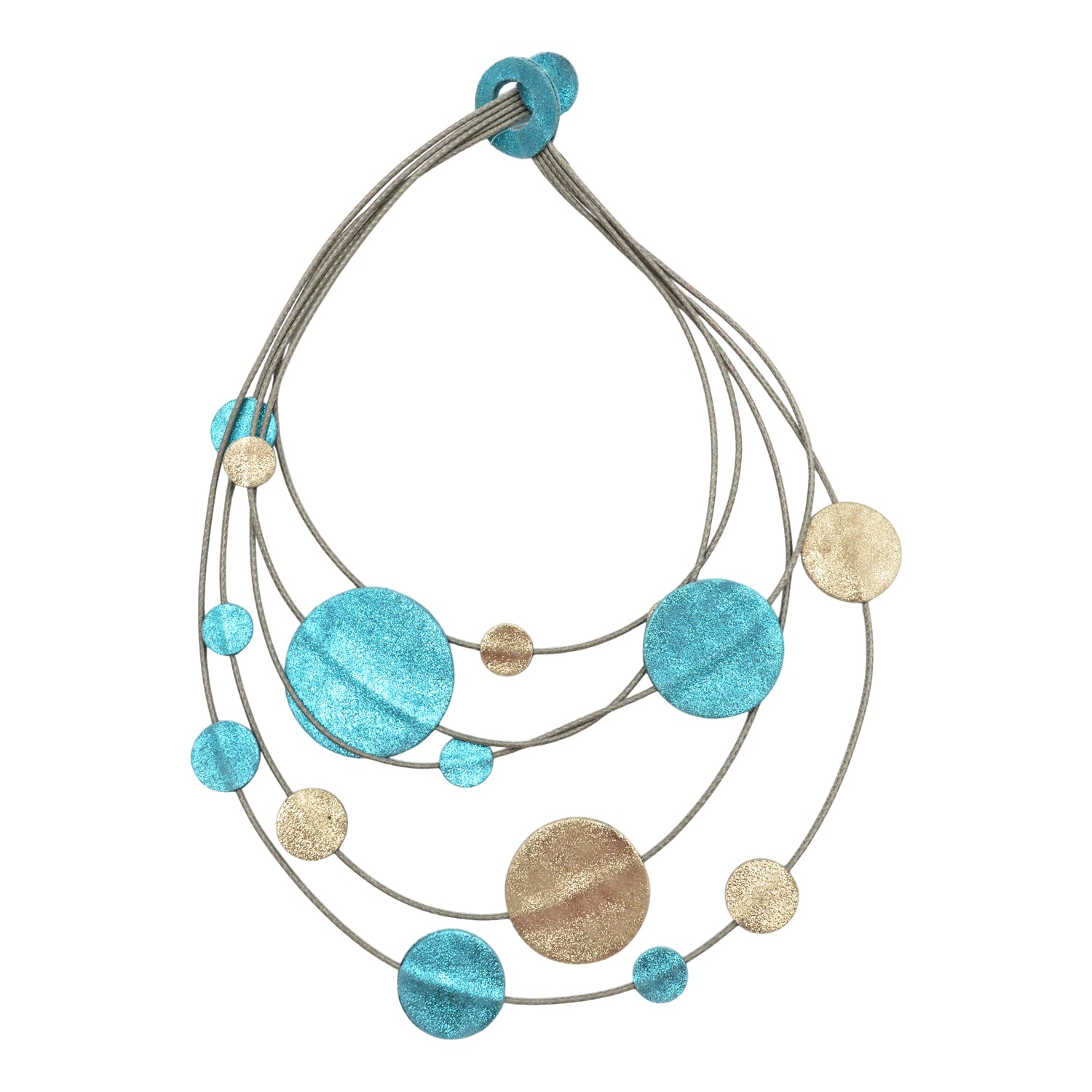 Handmade leather necklace
