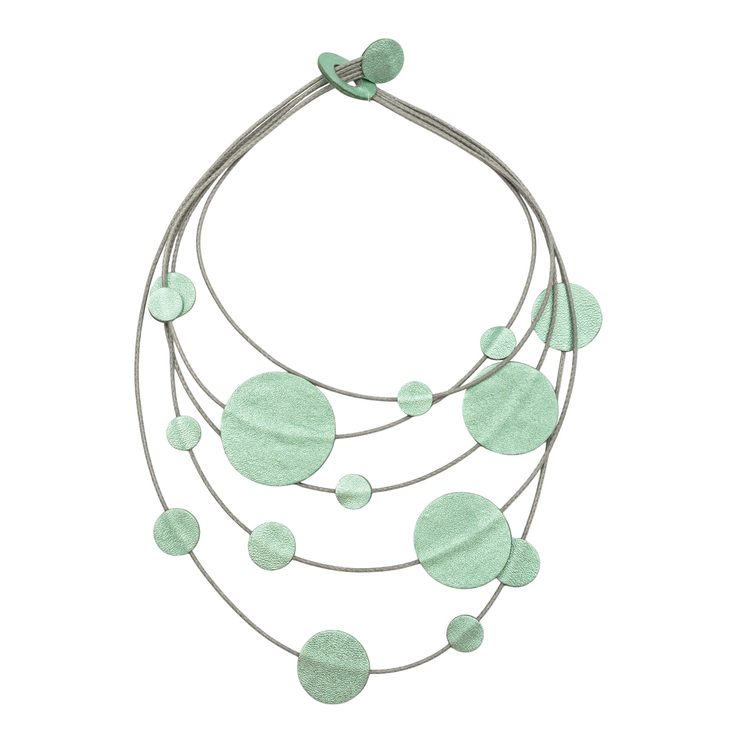 Handmade leather necklace