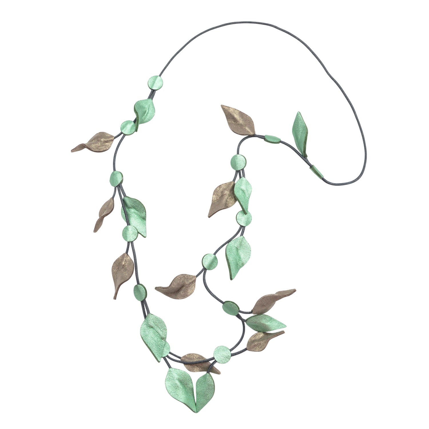 Handmade leather necklace