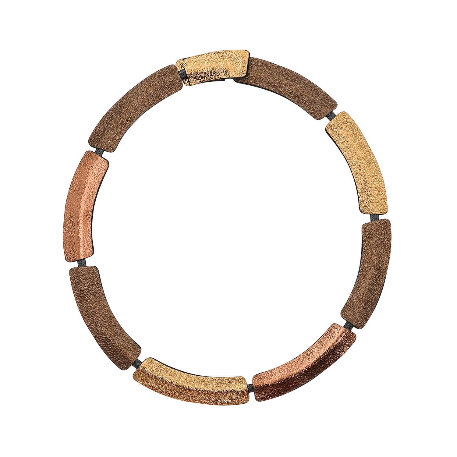 Handmade leather necklace