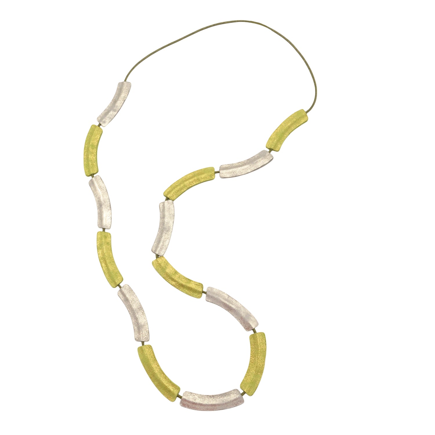 Handmade leather necklace