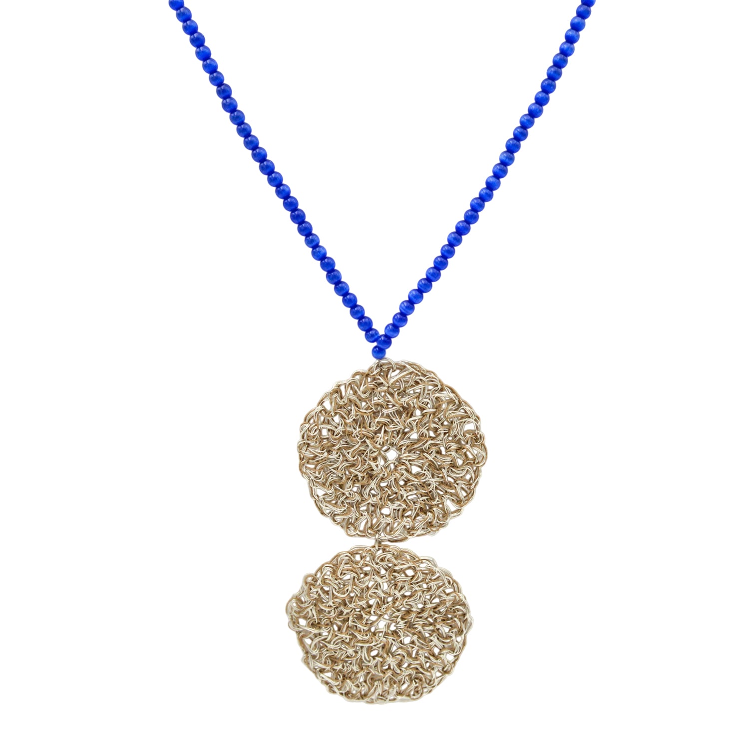 Handmade Necklace in Wire Crochet