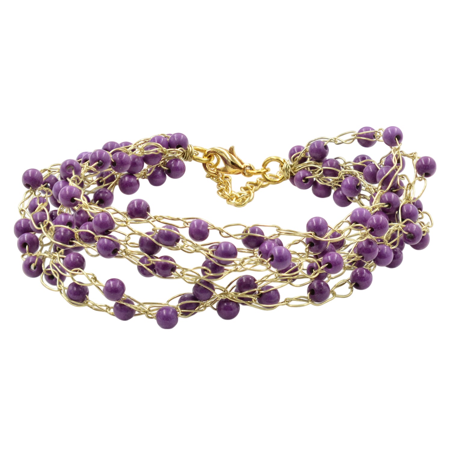 Handmade Bracelet in Wire Crochet