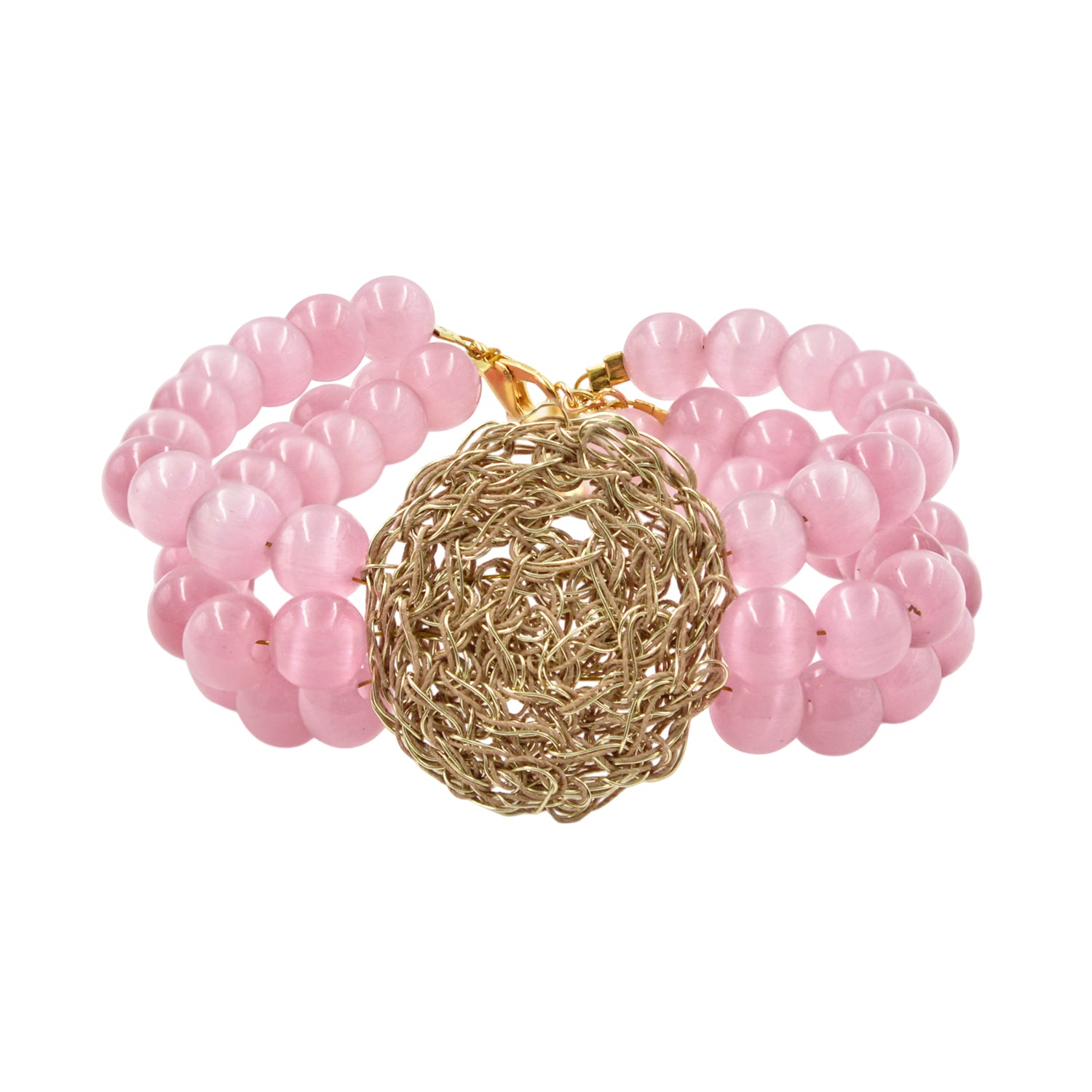 Handmade Bracelet in Wire Crochet