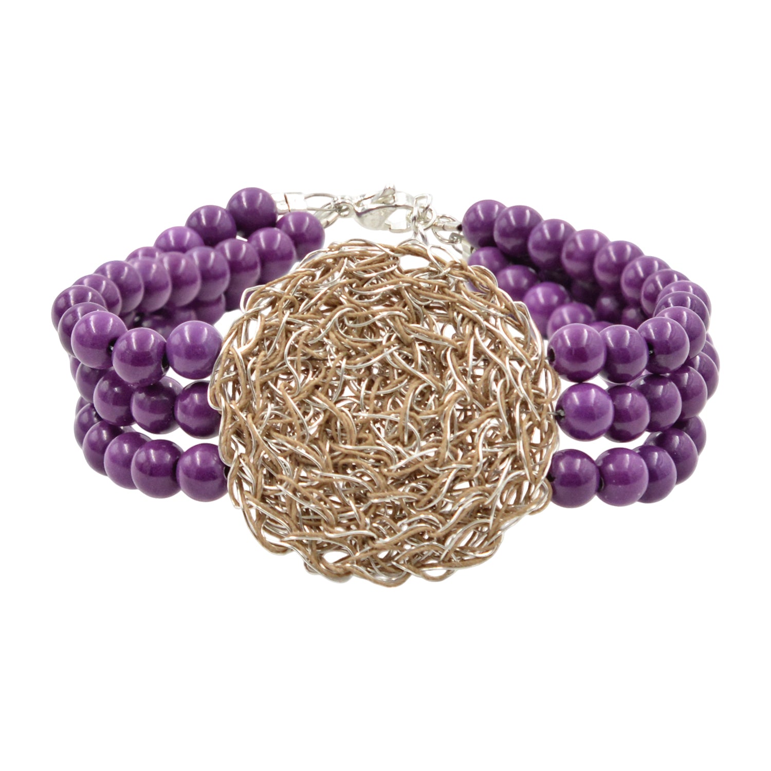 Handmade Bracelet in Wire Crochet