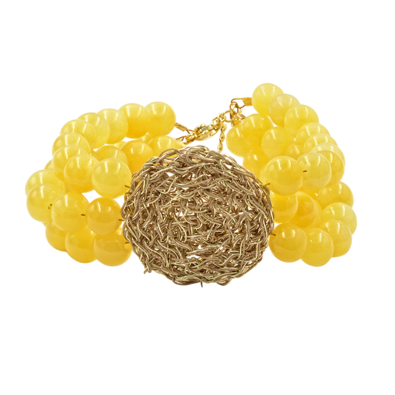 Handmade Bracelet in Wire Crochet